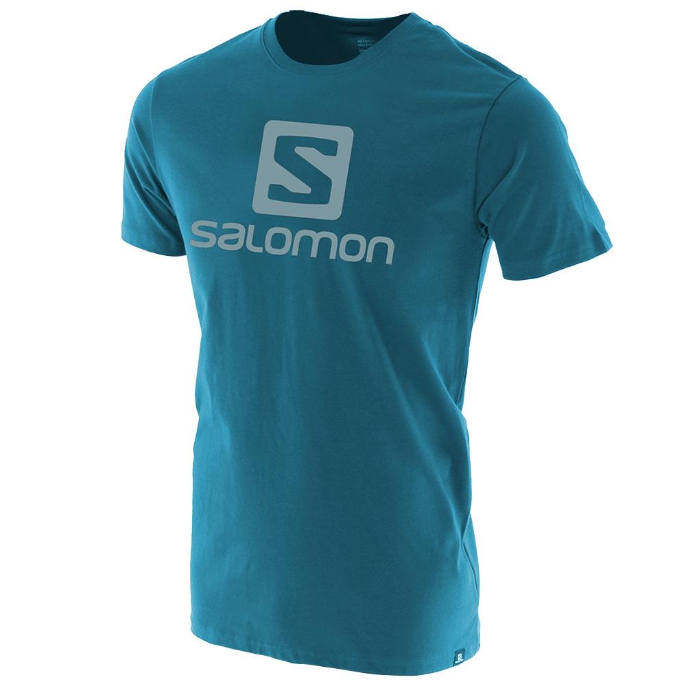 Camisetas Salomon Niños Azules - Salomon Argentina ACHIEVE SS B,563849-VRY